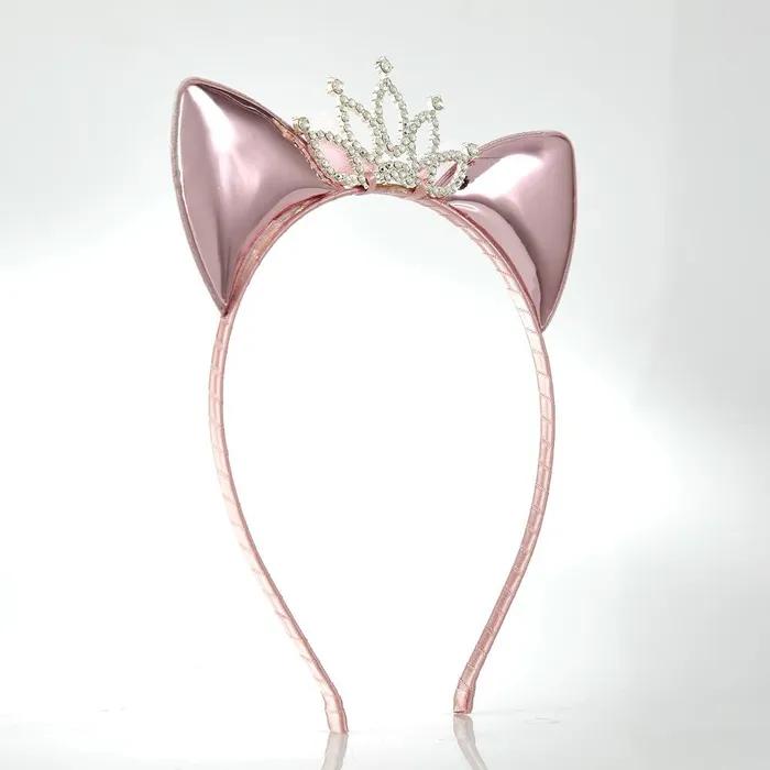 Shining Cat Hairband Pink