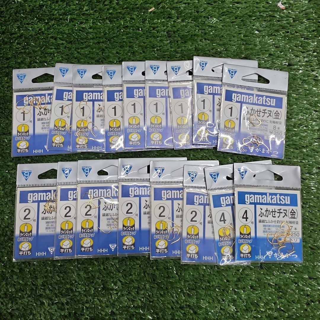 Used Gamakatsu Fukase Chinu Gold Fishhooks Bulk Sale