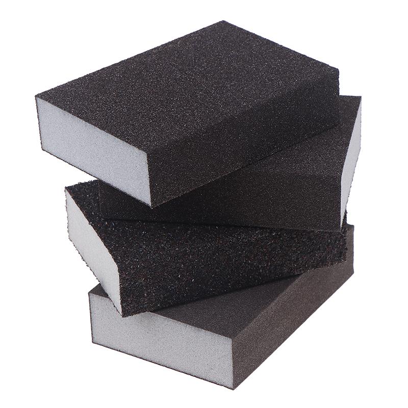 3Pcs Polishing Grinding Sponge Pads Manual Sanding Sponge Blocks Reusable Washable For Metal Wood Drywall Glass Polishing