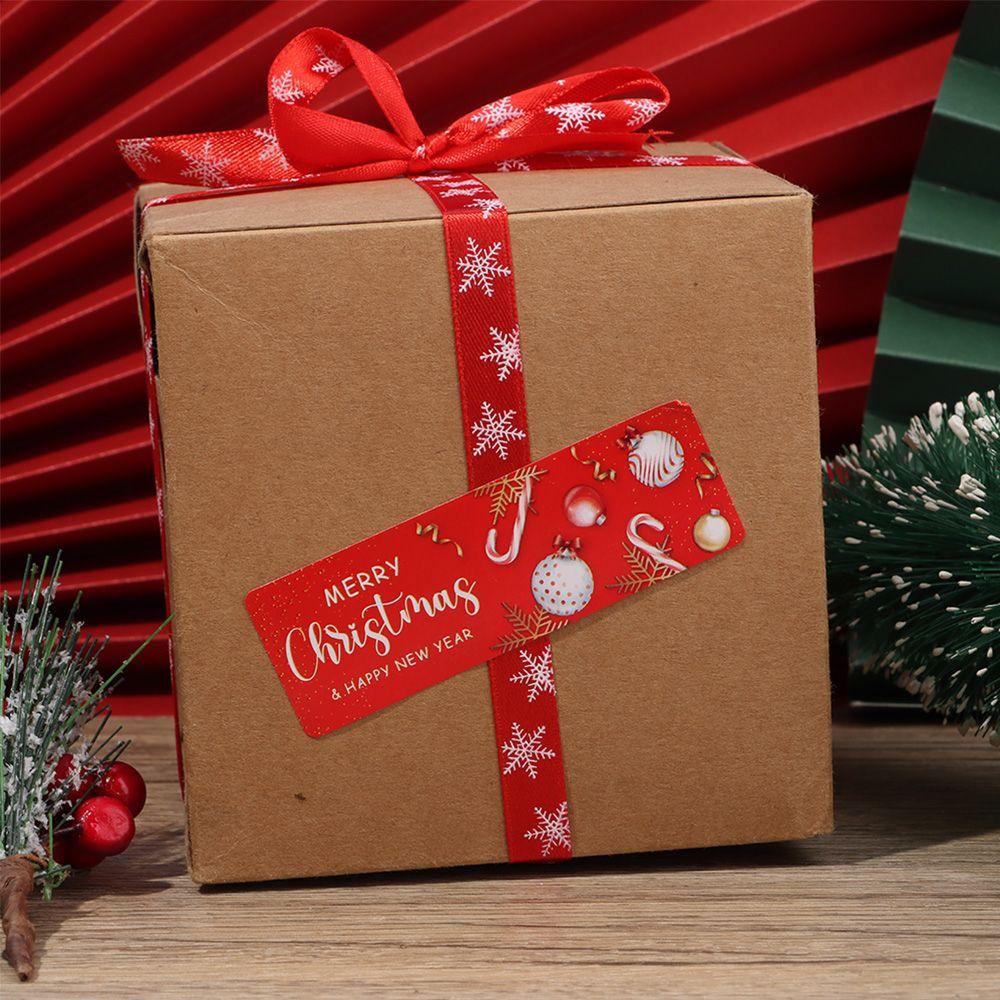 Xmas Tree Snowman Gifts Wrapping Decals Merry Christmas Decoration Label Package Seal Stickers