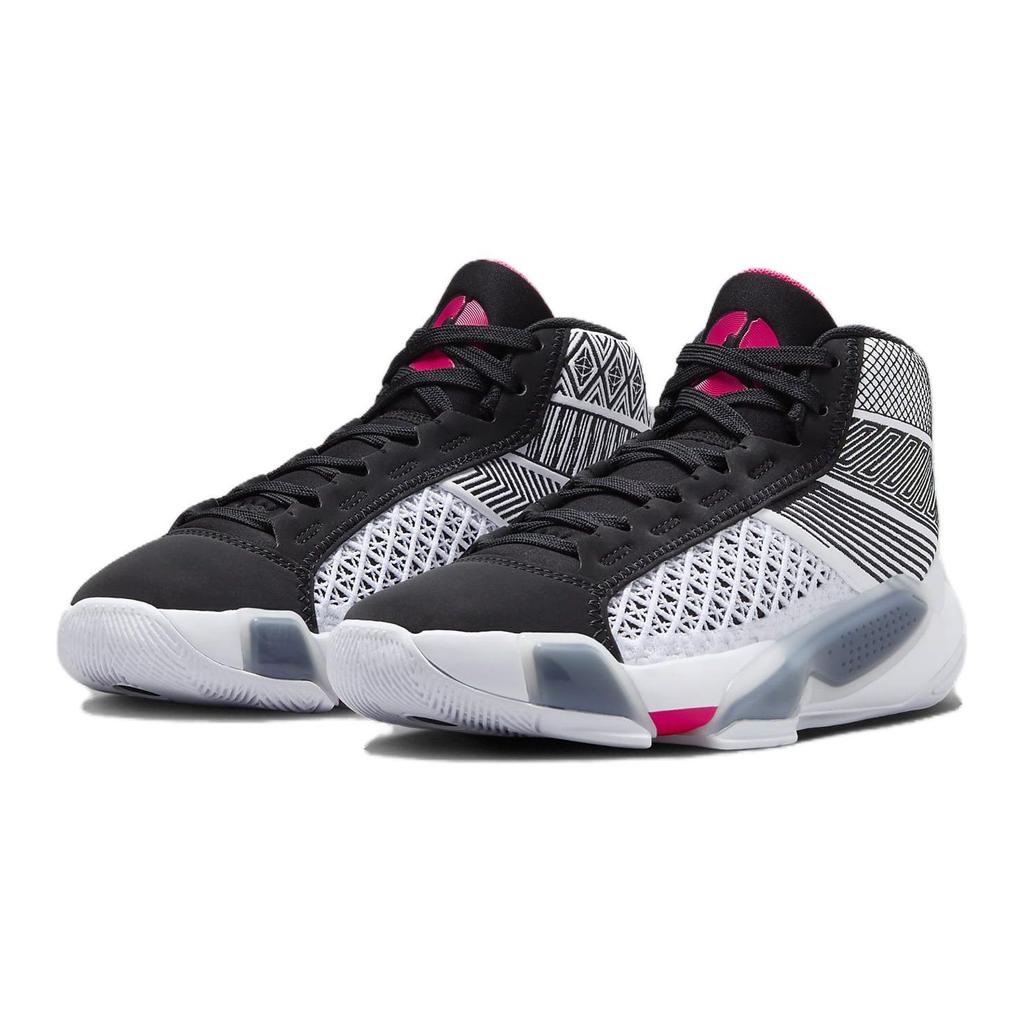 Air Jordan 38 GS Fundamental 2.0 Barnesneakers Hvit Siren-Rød Svart DZ3499-101