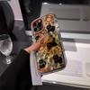 Smudge graffiti black cat for Apple 16/15/14 Huawei glory millet mobile phone case all-inclusive