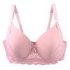 Stilvoller Push-Up-BH in Übergröße mit Bügel für volle Brüste Sexy Unterstützend