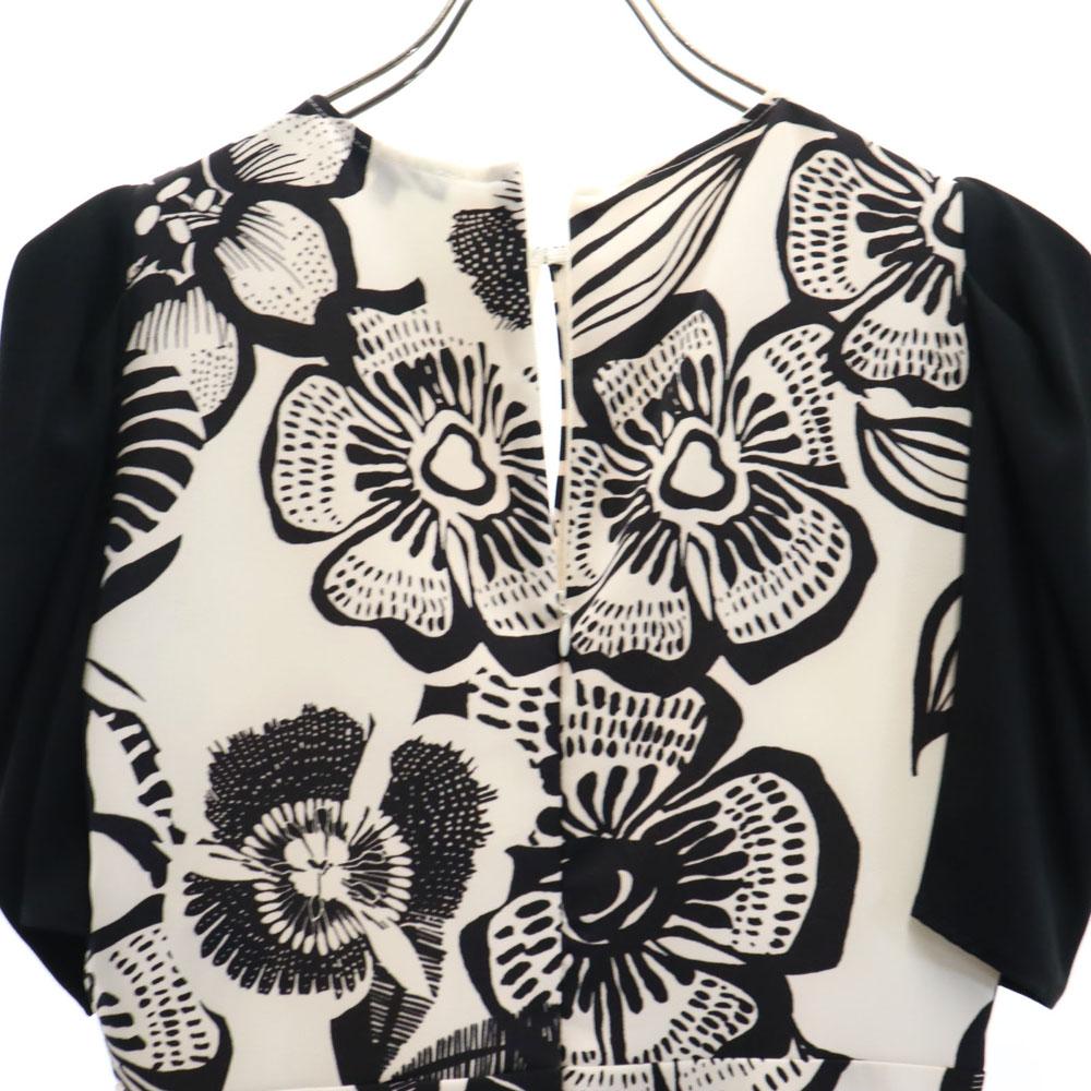 TARA JARMON Floral Short sleeve one piece 36 white Women Used