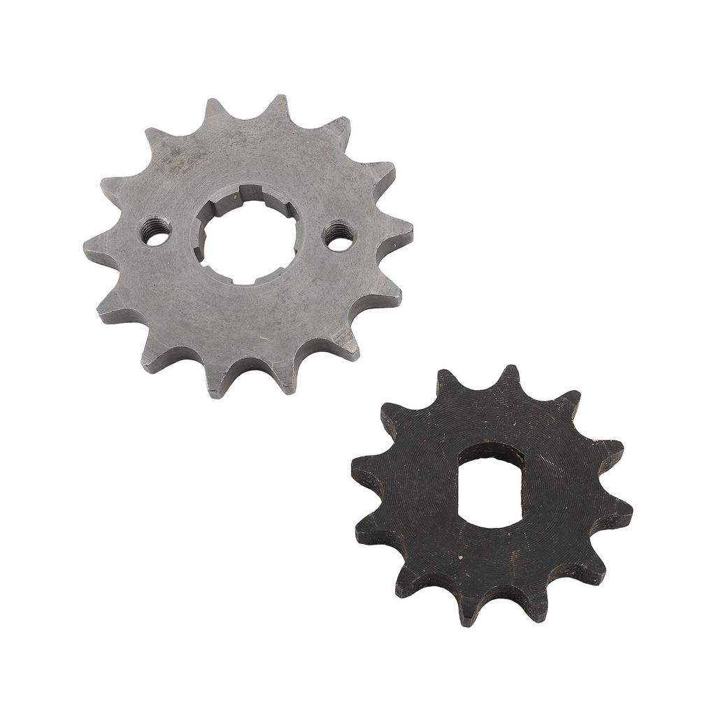 428 14T 20MM Sprocket 12T 12 X 17mm Sprocket Kit High Performance Durable for 50cc 70cc 90cc 110cc Scooters Bicycles ATV Kart