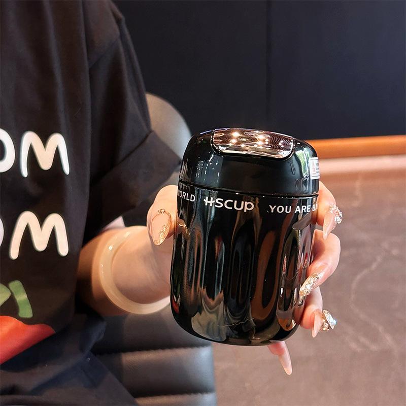 220ml Mini 316 Stainless Steel Portable Thermos Cup Vacuum Thermal Insulation Pocket Cup Small Water Bottle for Espresso