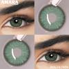 AMARA Colored Contacts Lenses Brown Eyes Natural Contacts Gray Beautiful Pupils Blue Eye Lens Yearly Green Beauty Makeup Lens