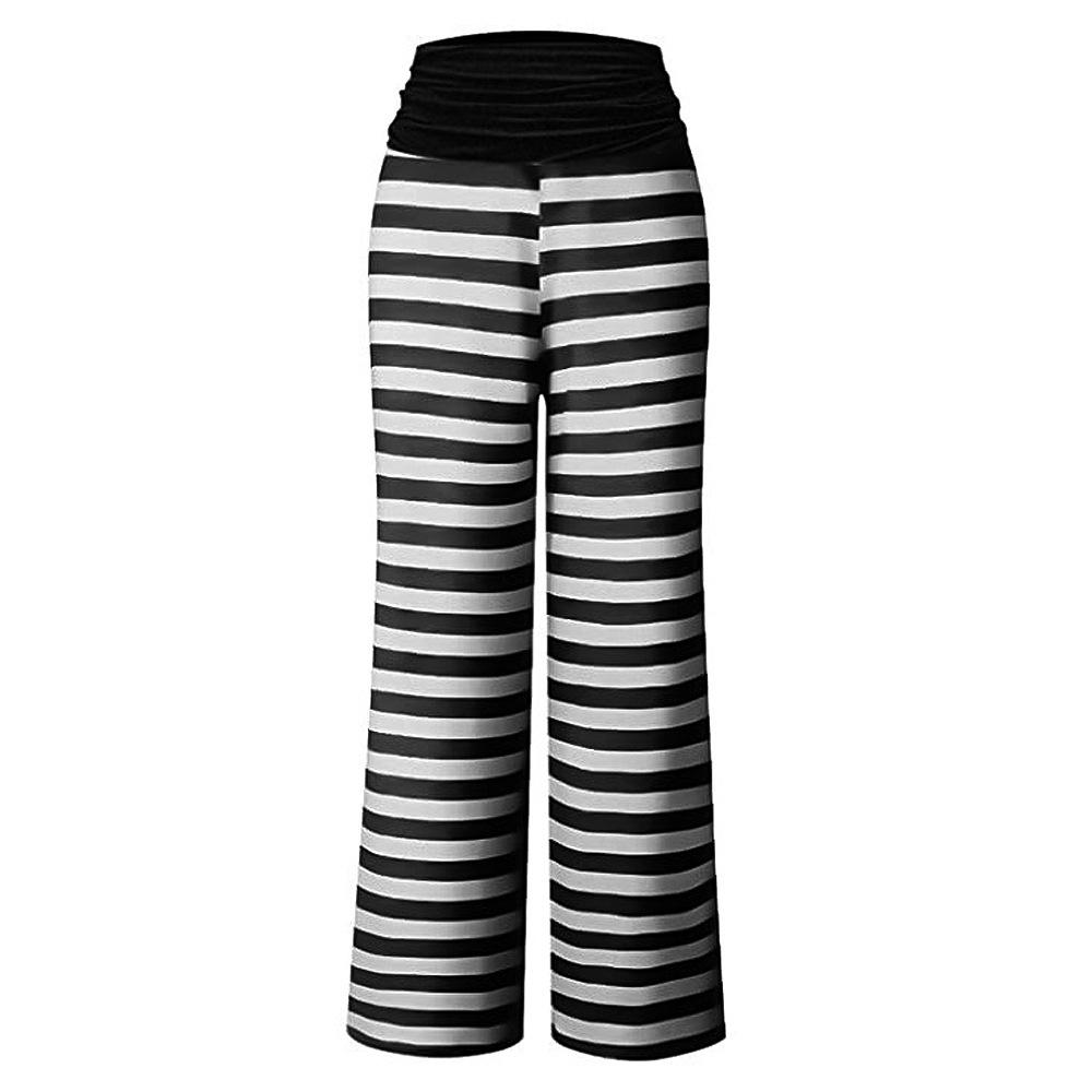 New European and American Women's Milk Silk Wide-Leg Yoga Sports Pants