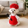 Washable Chef Geese Outfit Adjustable Outdoor Geese Dress Pet Transformation Attire  Party