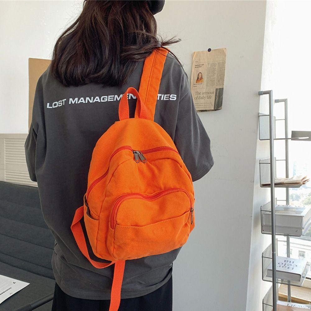 

Washable Schoolbag Simple Shoulder Bag High Quality Travel Rucksack College Student