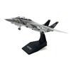 1/100 Scale USA F-14 Tomcat Fighter Alloy Model Diecast Military Missile Bomber