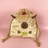 Capybara Adorable Plush Drawstring Bag Large Capacity Cute Storage Pouch