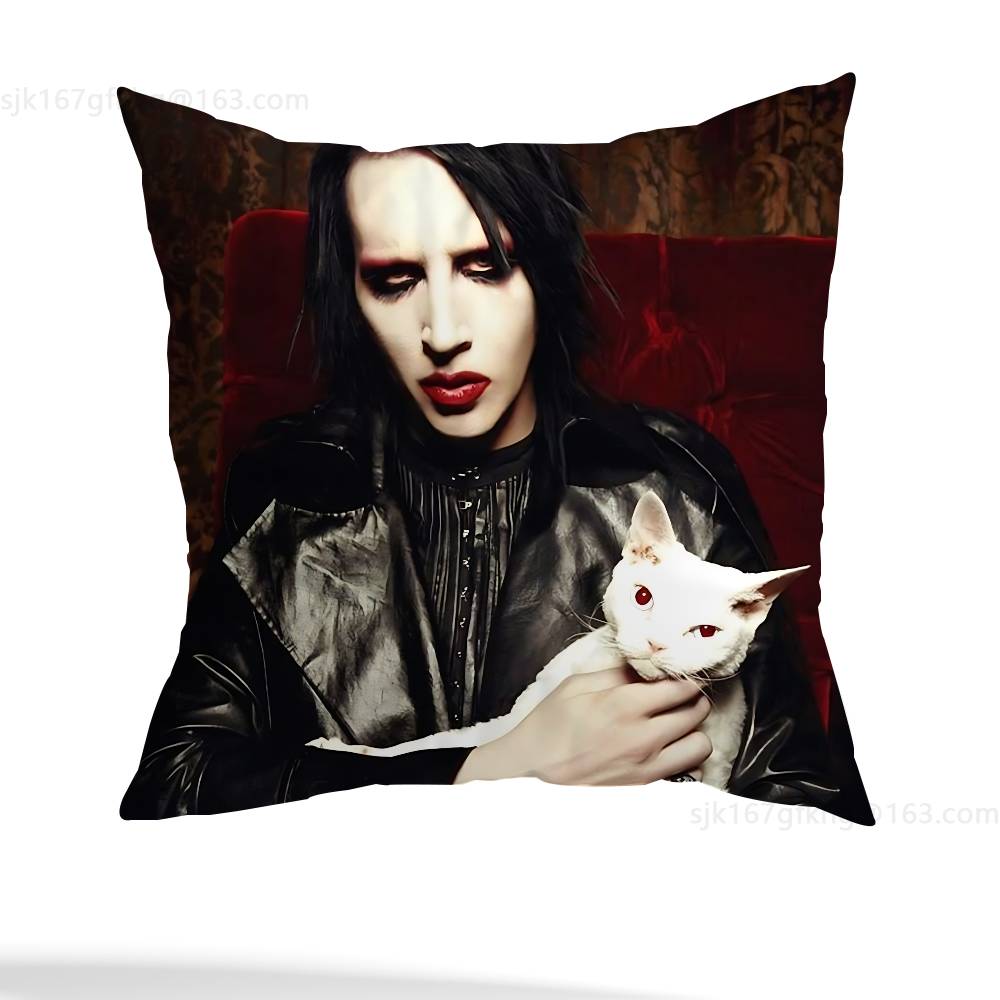 M-Marilyn Manson povlak na polštář obývací pokoj potah na polštář pohovky ložnice potah na polštář postele domácí dekorace
