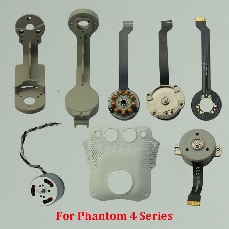 Yaw/Roll/Pitch Motor Yaw/Roll Arm Bracket for DJI Phantom 4 Series Camera Lens/Gimbal Flat Cable/Bottom Shell Repair Parts