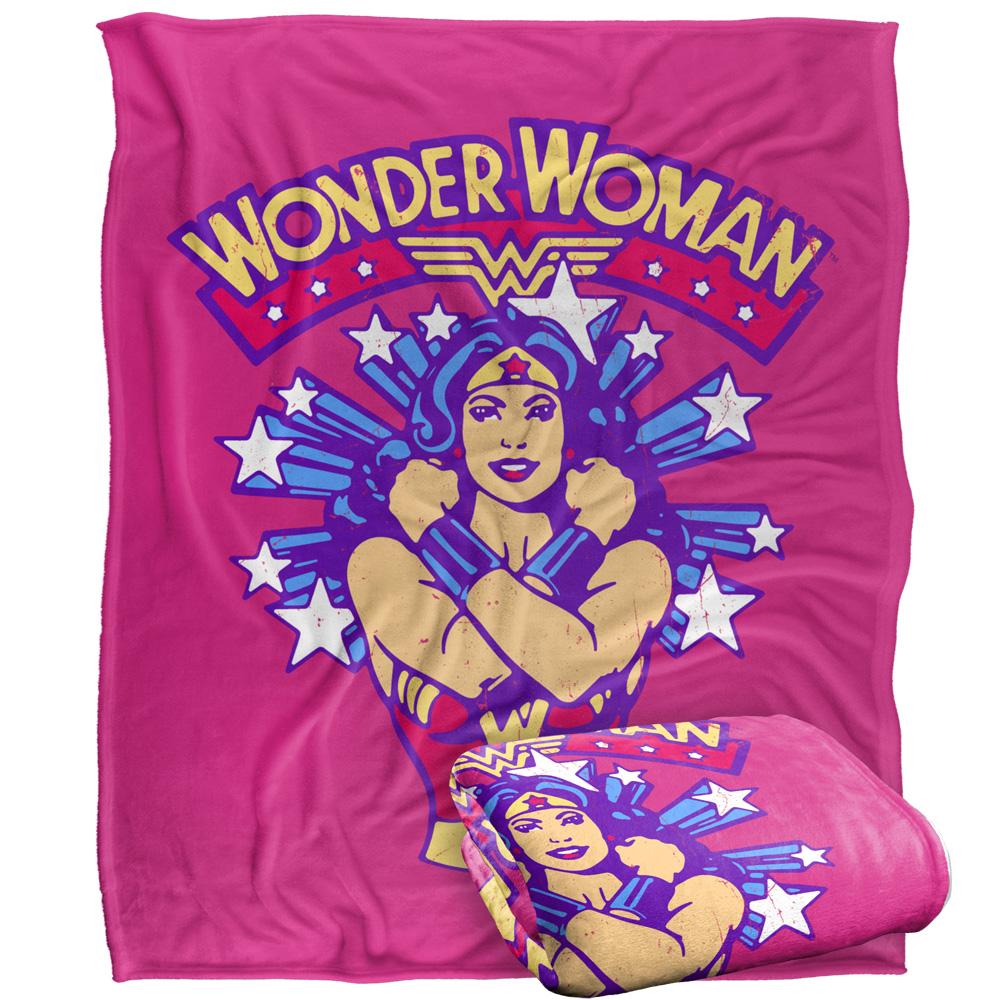 Wonder Woman Pose Blanket