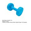 Yousheng Hamster Barbell Roller Toy Boredom Stress Relief Barbell Shape Interactive Chew Toy Chinchilla Gerbils Rats Mouse Exercise