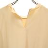 CLANE Long Sleeve Mesh Layered Cut 2 Beige Tops Women Used