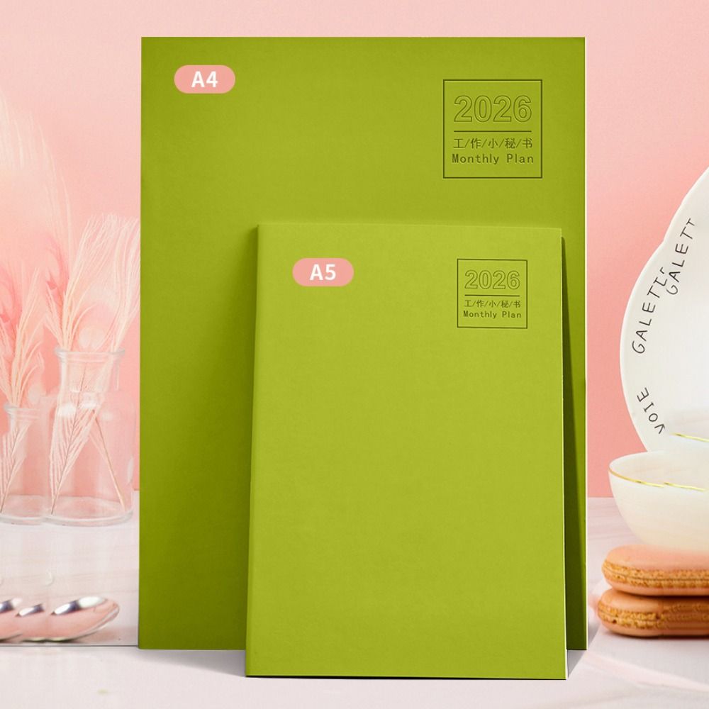 Work Efficiency Planner Notebook 24 Sheets Agenda Planner Portable 2026 Schedules Notebook  School