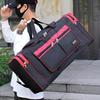 Large Capacity Foldable Travel Duffel Bag with Multiple Compartments, Adjustable Shoulder Straps & Zipper Closure - Ideal for Gym, Work, and Daily Use