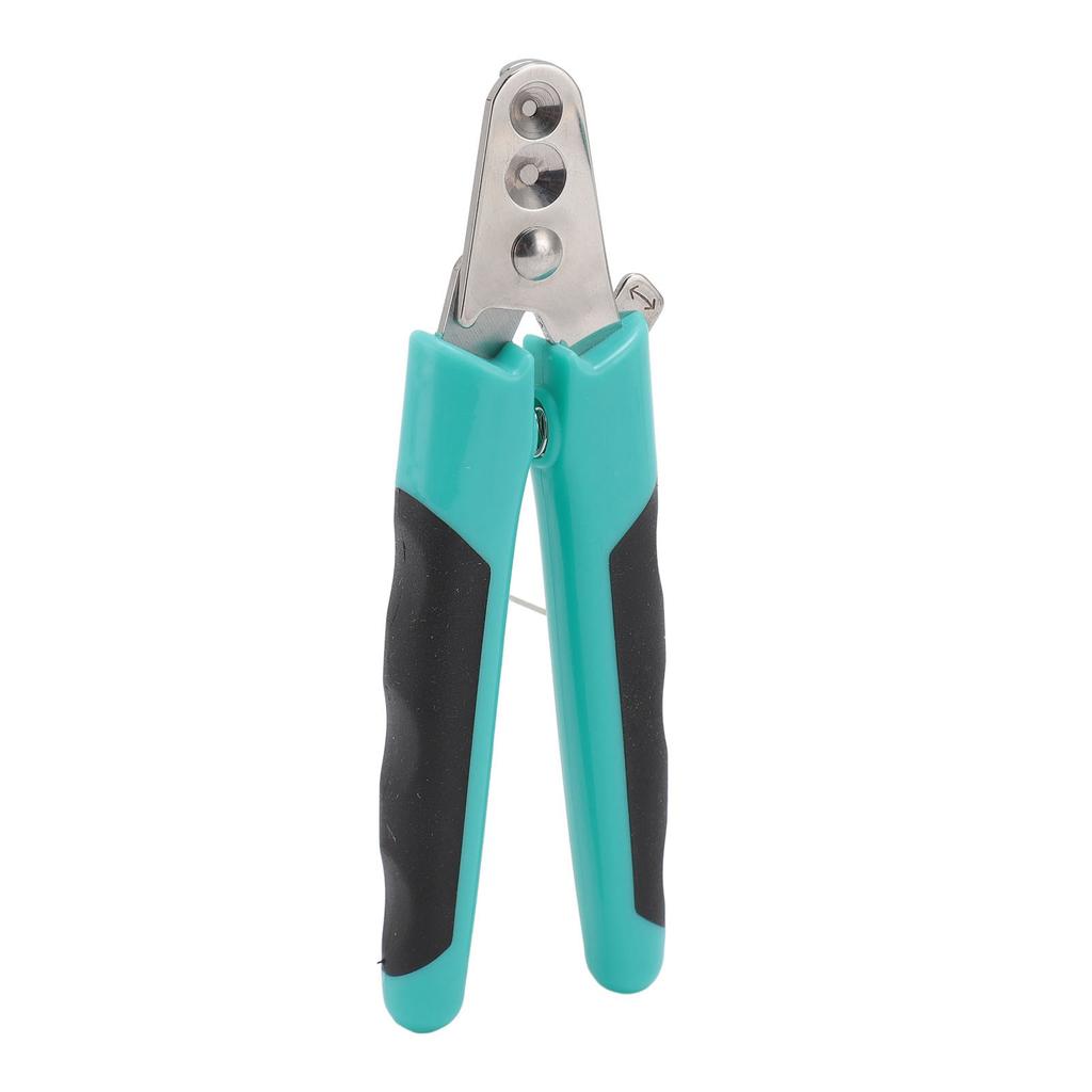 Haustier-Nagelknipser mit doppelten runden Löchern, Klingen aus Edelstahl, ergonomischer Krallenschneider für Katzen, Hunde, Kätzchen
