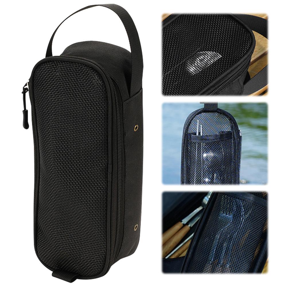 Camping Cookware Storage Bag Waterproof Camping Utensils Bag Hangable Portable Travel Tableware Pouch Outdoor Camping Supplies