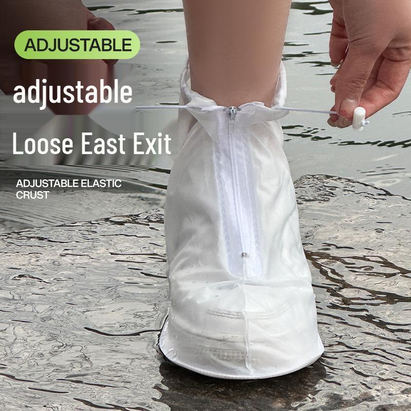 Thickened Non-Slip Reusable PVC Rain Shoe Covers for Men & Women