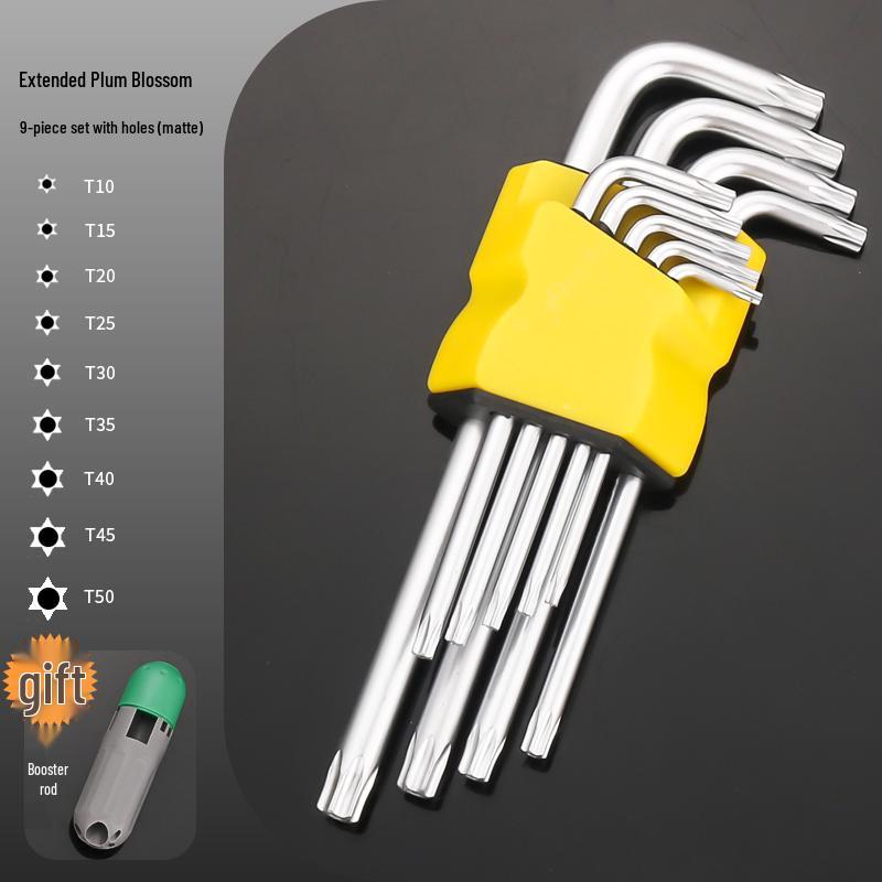 6-Point Torx and Metric Hex Wrench Set