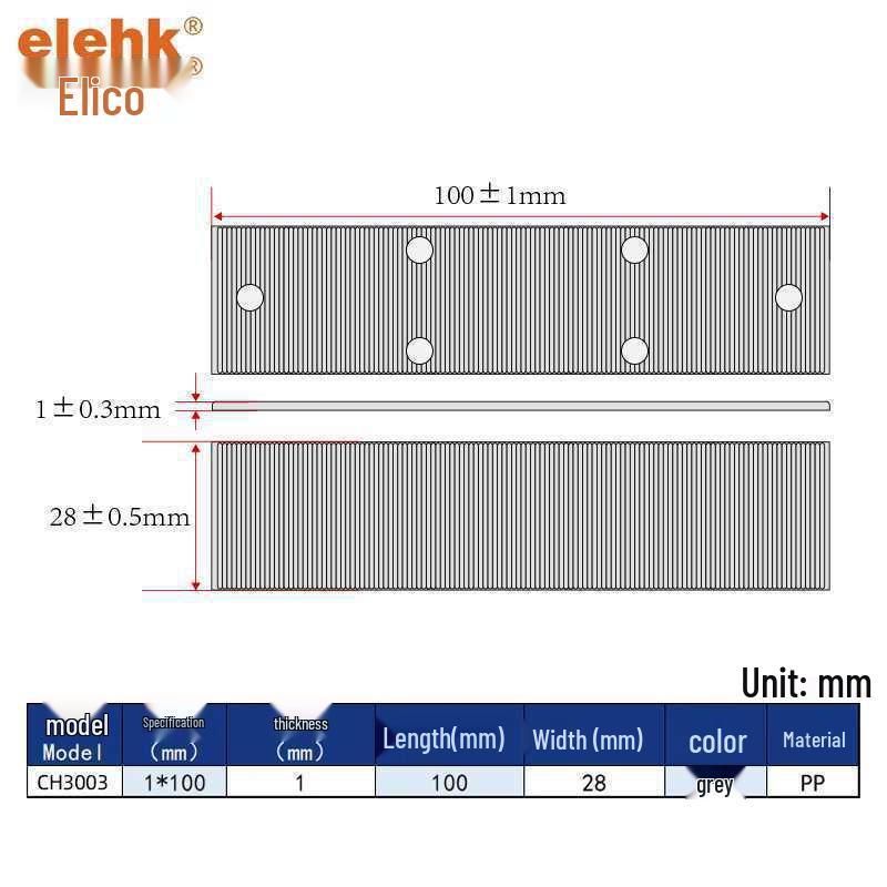 

Industrial Grade Plastic Gasket CH3003 for Gap Filling & Adjustment