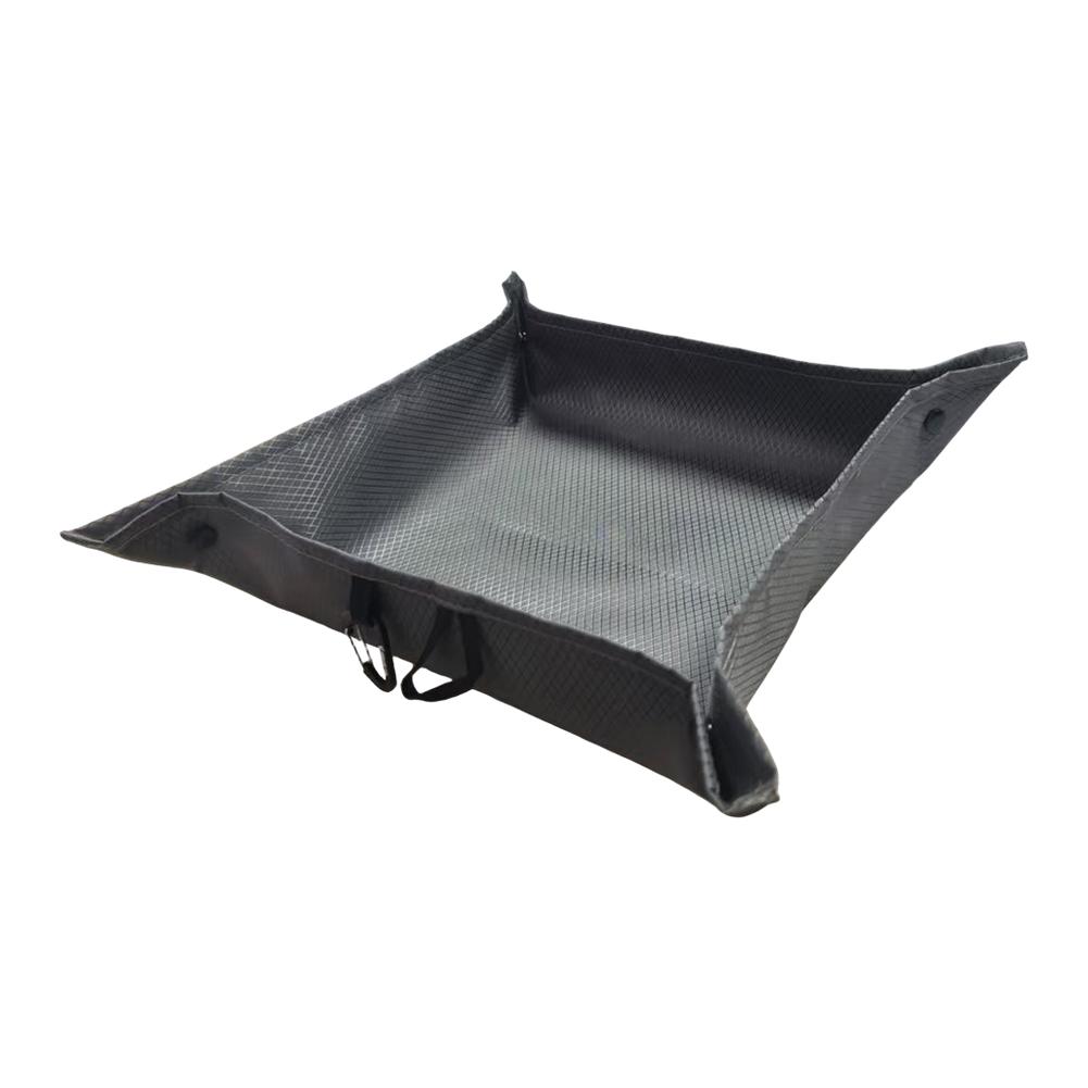 Faltbarer Filz-Aufbewahrungskorb für Zuhause, Büro und den Außenbereich Leichter, wasserdichter Organizer mit Aluminiumhaken zum Aufhängen