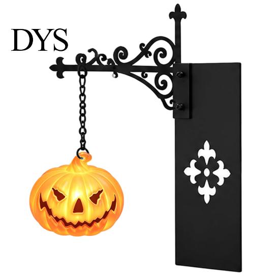 Gothic Home Decor Accent Halloween Bookshelf Light, Vintage Metal Decorative Shelf Lamp, Battery Powered Classic Interior Design Accents Warm