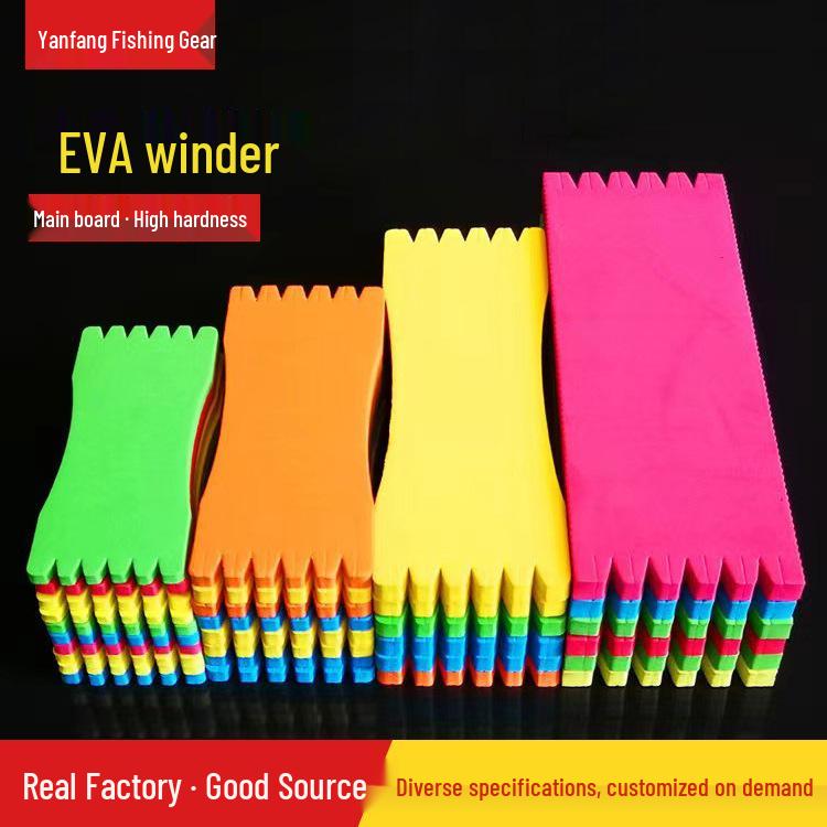 Vibrant EVA Foam Fishing Line Winding Board