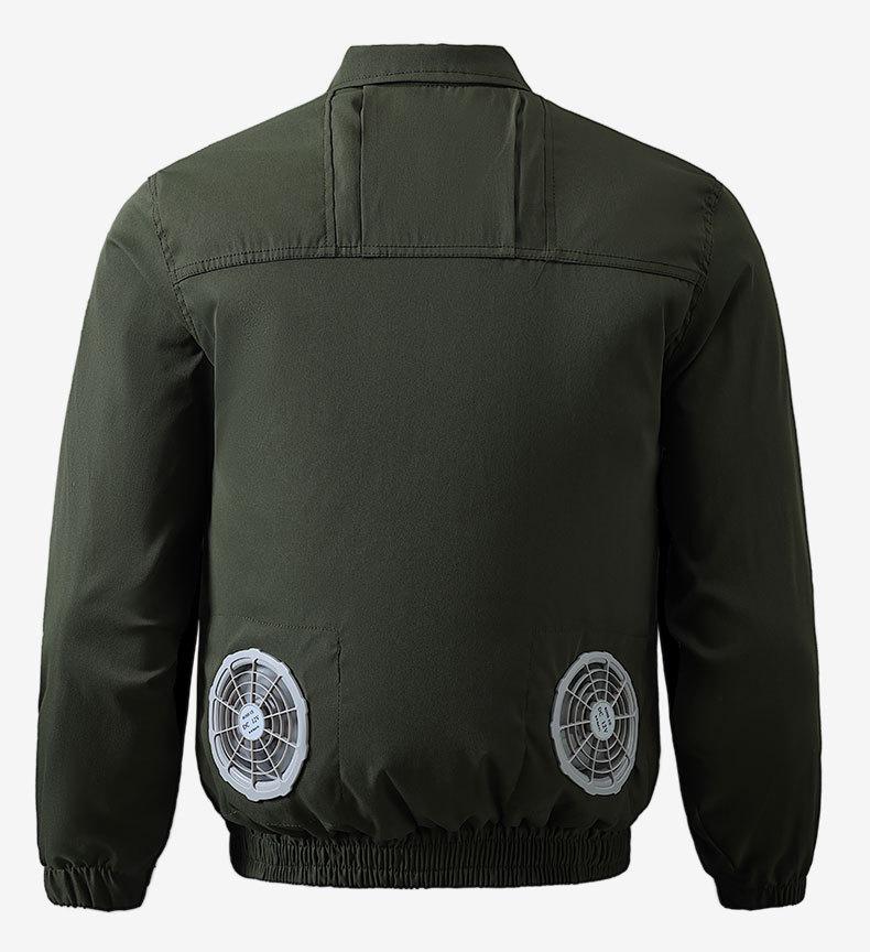 

Cooling Workwear with Fan for Construction - Unisex Summer Air-Conditioned Apparel to Prevent Heatstroke 175 (120-140 lbs)