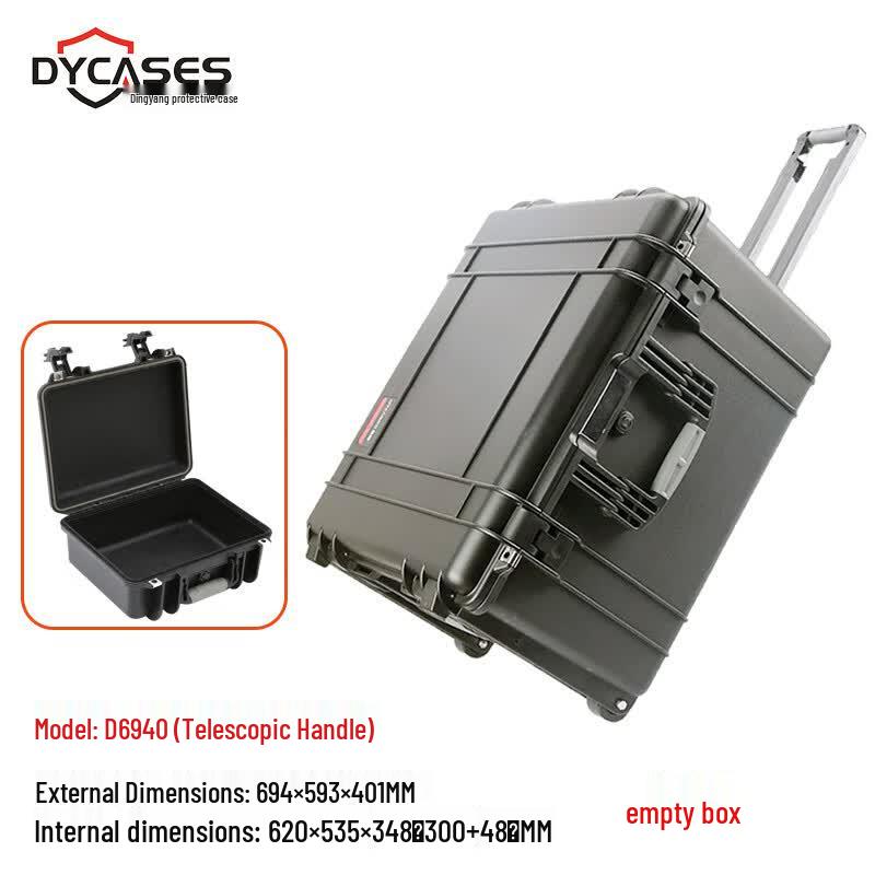 Dingyang D6940 Waterproof Heavy-Duty Equipment Case Black