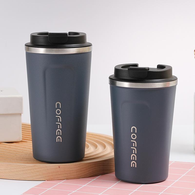 380ml/510ml Stainless Steel Coffee Cup Travel Thermal Mug Leak-Proof Thermos Bottle Tea Coffee Mug Vacuum Flask Insulated Cups