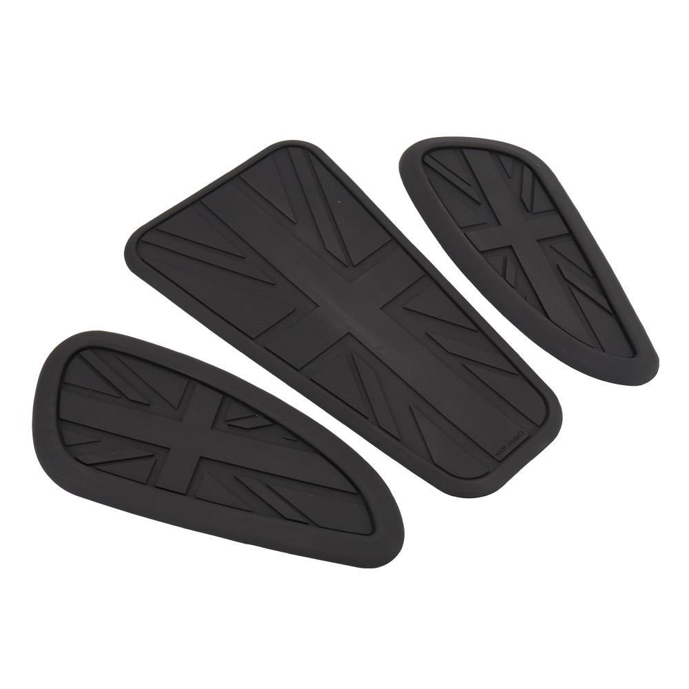 Universal Retro Motorcycle Anti slip Tank Pad Side Gas Knee Grip Traction Pads Protector Sticker For Harley Honda Yamaha T120