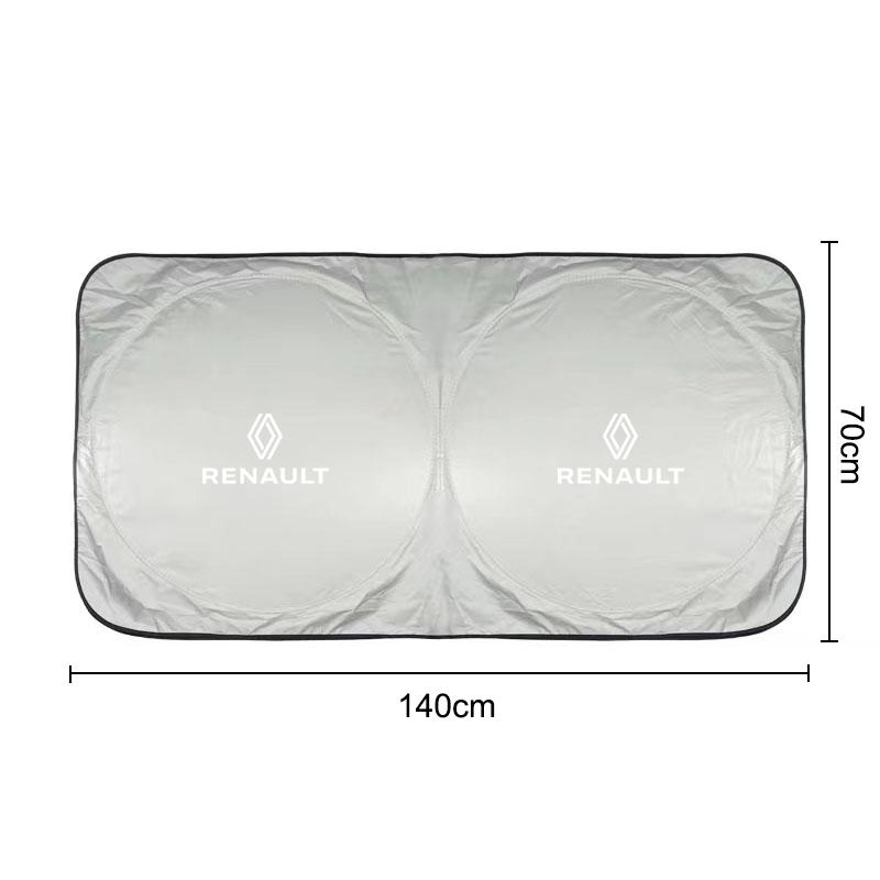 Voor Renault 2026 Nieuwe Naafdoppen Auto Raam Zonnescherm Cover Opvouwbaar UV-Bescherming Voor Renault Clio Koleos Megane Espace QM6 Kadjar