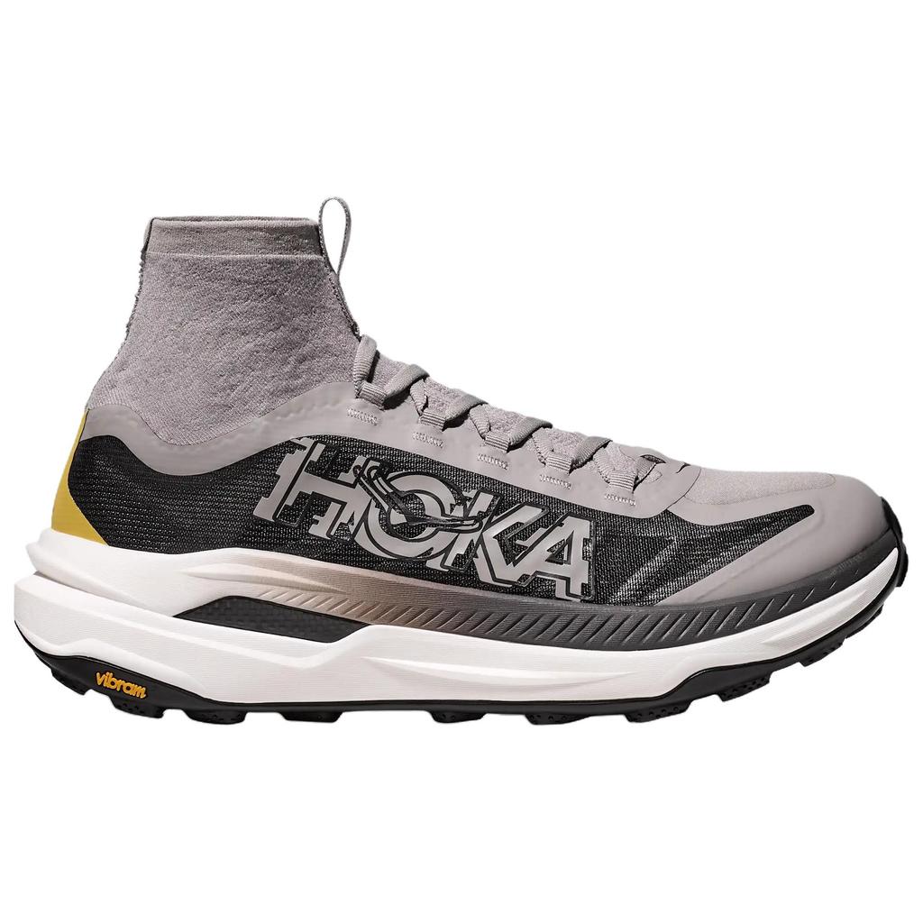 HOKA ONE ONE Tecton X 3 Trail Running Shoes Men's Gray Black 1155112-CMNTB