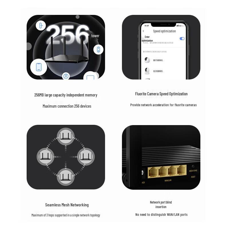 EZVIZ RT1 Wi-Fi 6 AX3000 Smart Home Router