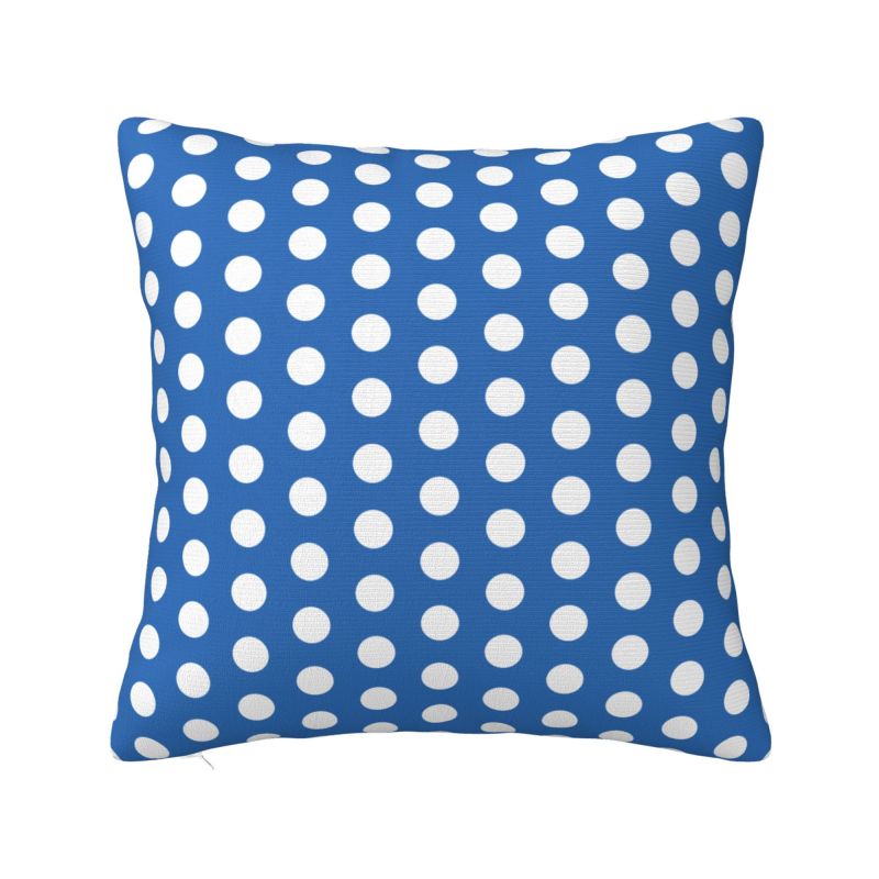 Green And Black Polka Dot Cushion Cover x cm Polyester Soft Throw Pillow Case For Sofa Car Living Room Decoration Pillowcase