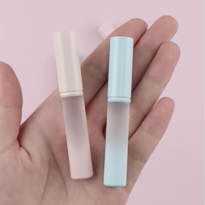 Gradual Silicone Lip Brush Lipstick Brush Lips Round Head Lip Makeup Brush With Cover Halo Dye Brush Lipstick Lip Mud Diy Apply