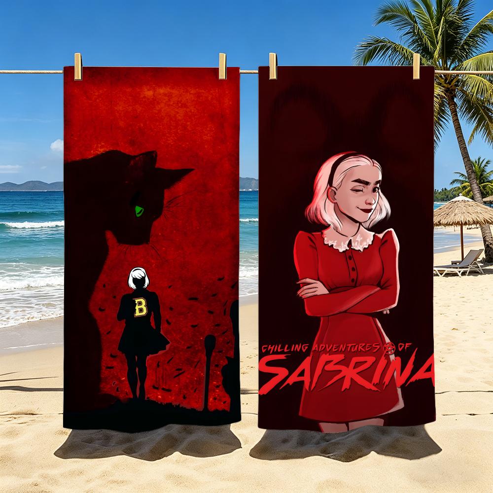 S-Sabrina Towel Polyester Beach Towel Quick Dry Sand Free Bath Towel for Summer Pool Travel Vacation