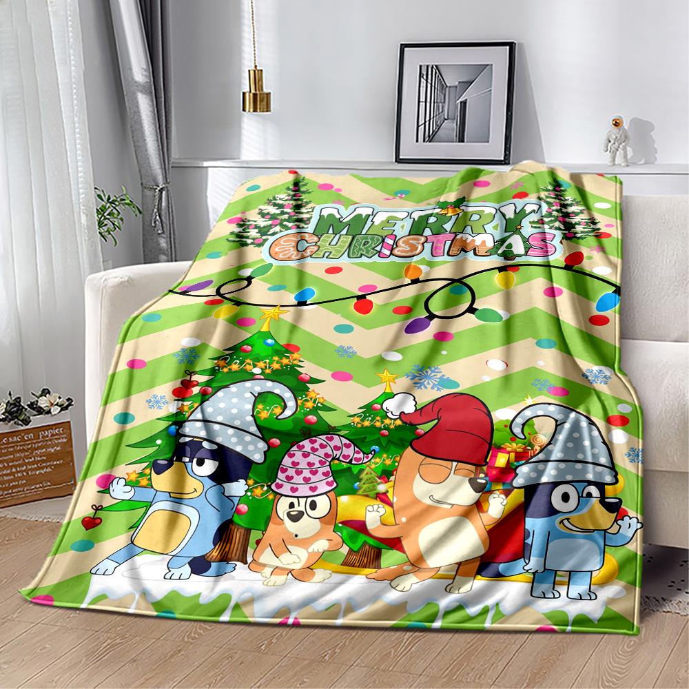 Merry Christmas Celebration Blanket Ultra-Soft Great for Seaside Bed Bedding Four Seasons Multipurpose Warmthful Decor Gifts For Family Or Friends