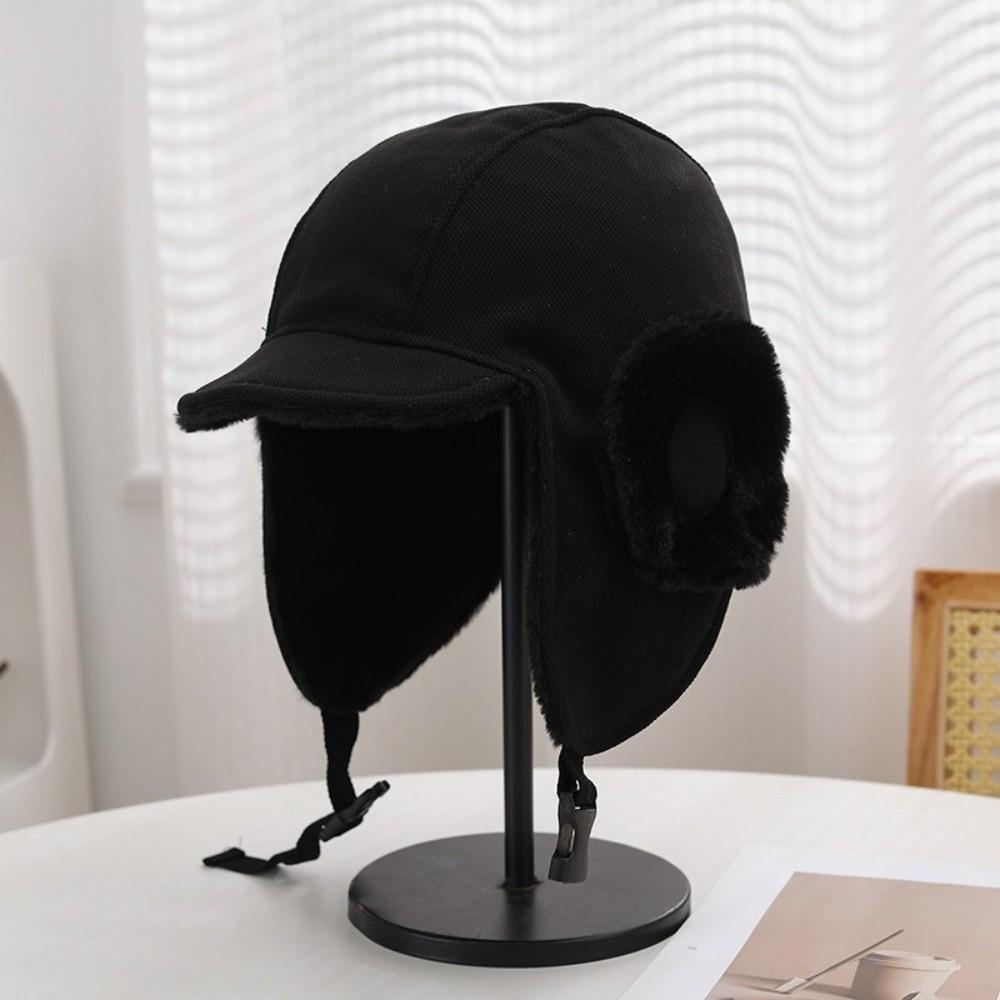 Ear Protection Bomber Hat Plush Ski Earflap Bonnet Fashion Lei Feng Hat  for Men Women