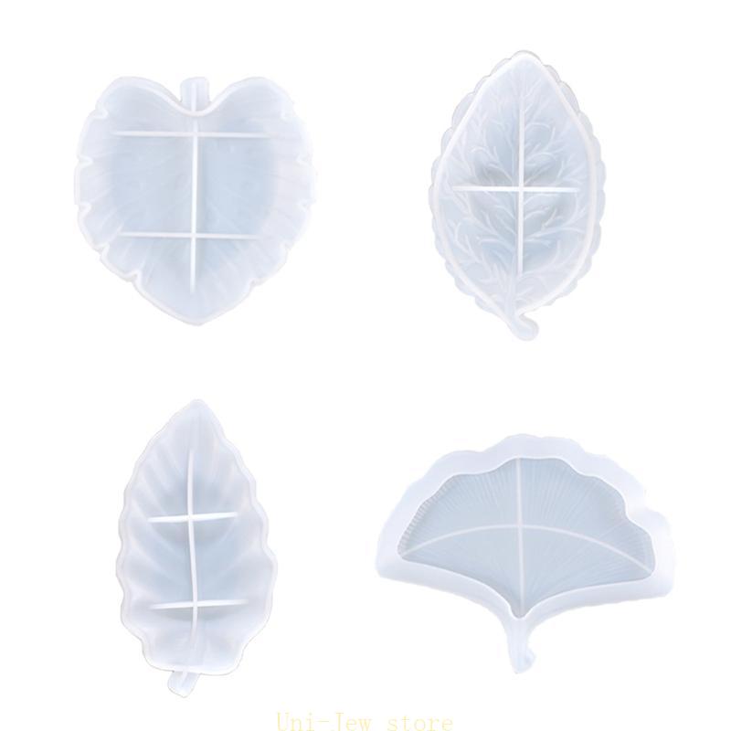 Tray Resin Mold Serving Board Mold Leaf Shaped Fruit Tray DIY Plate Mold
