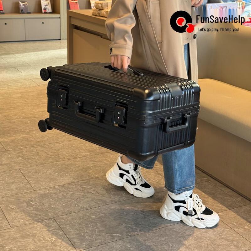 Korean Style Aluminum Frame Hard Shell Spinner Luggage