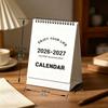 Monthly Planner Mini Desktop Calendar Portable Memo Planner Standing Desk Calendar  Desk Decoration