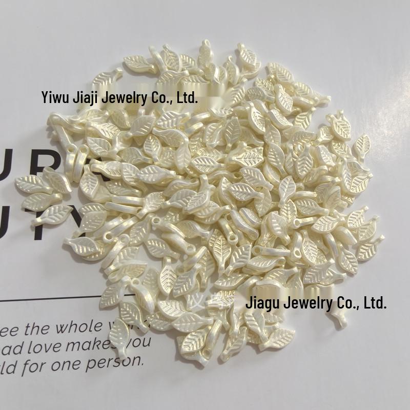 Acrylic Mini Grape Leaf Beaded String for DIY Jewelry Making: Bracelets & Necklaces