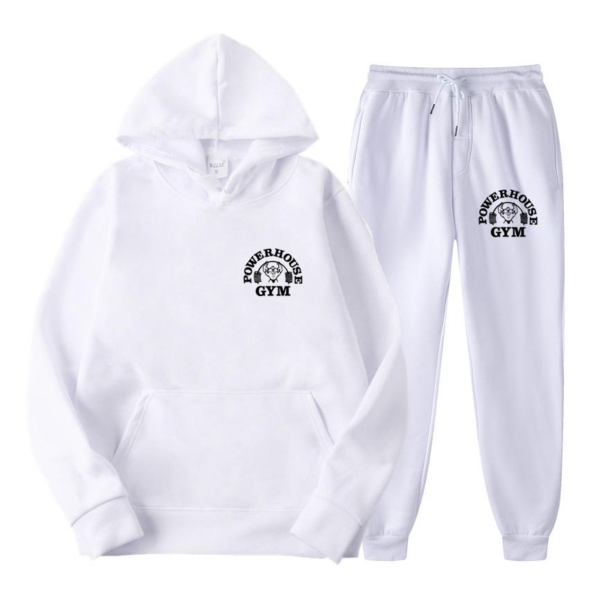 

Мужской и женский спортивный костюм, толстовки, повседневный пуловер с длинными рукавами + брюки, костюм, флисовая спортивная одежда с капюшоном, комплекты из двух предметов L