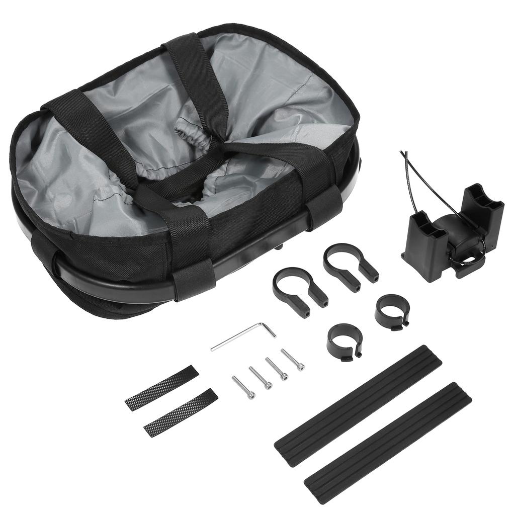 Fahrradkorb, Schnellverschluss, abnehmbar, klappbar, Fahrradlenkerkorb, Haustier, Katze, Hund, Tragetasche