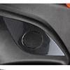 2pcs Carbon Fiber Rear Speaker Frame Cover Trim For Chevrolet Camaro 2016-